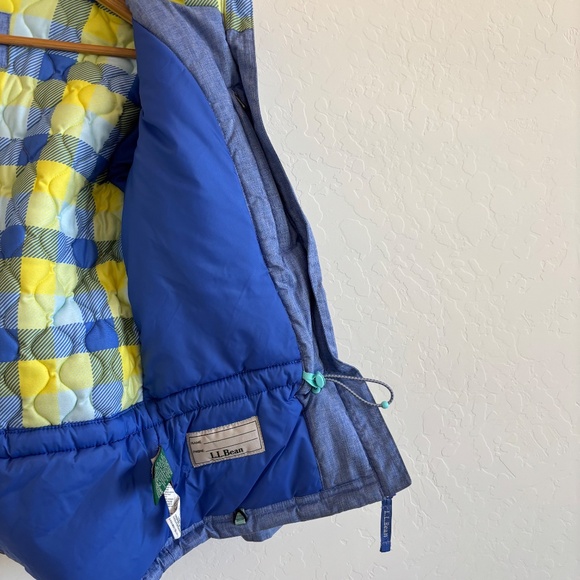 L.L.Bean Maine Mountain Parka , ski resort, size M 10/12, Blue - Picture 6 of 12